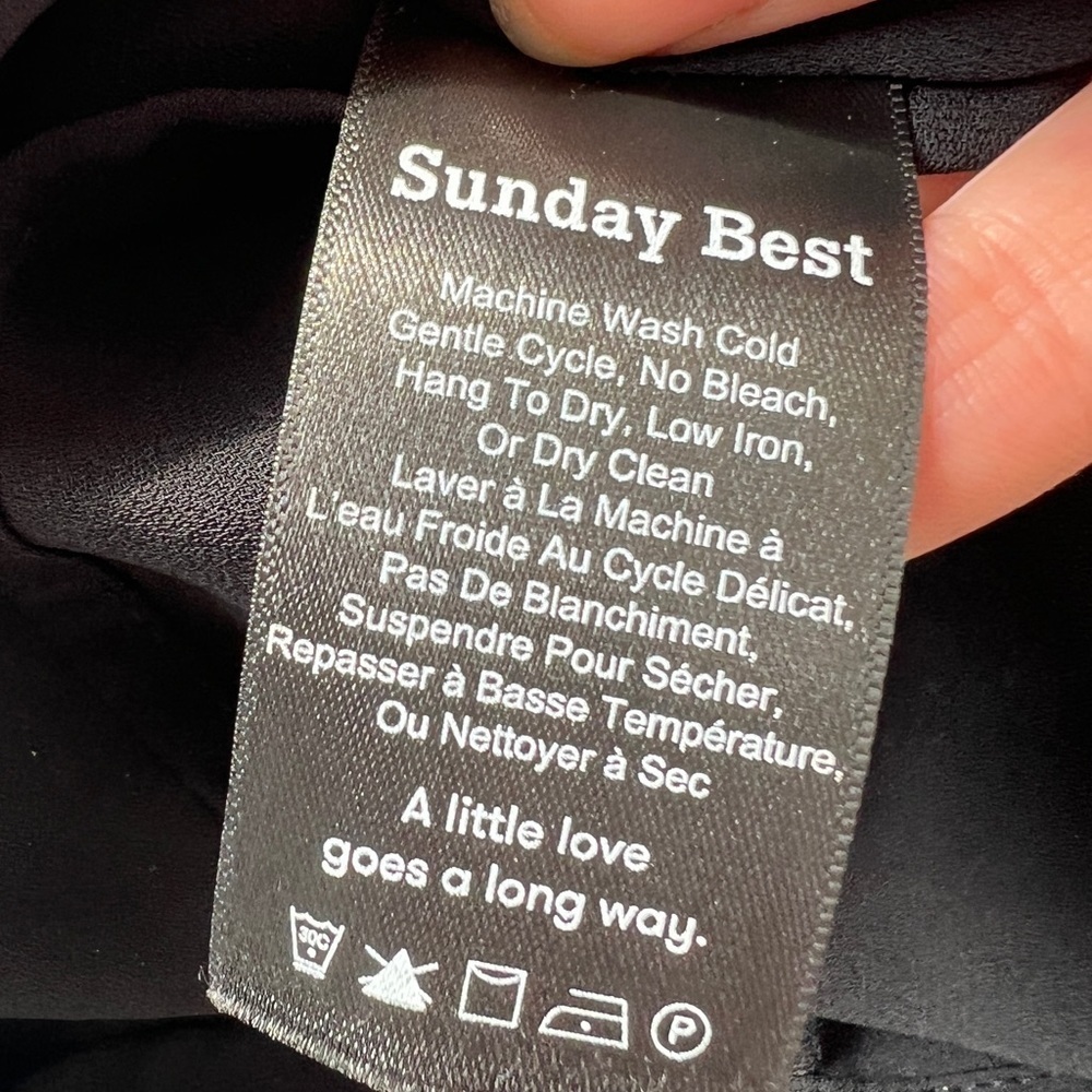 Sunday Best Weller Black Fit Flare Mini Dress Feminine Party Size 00 - Picture 10 of 16